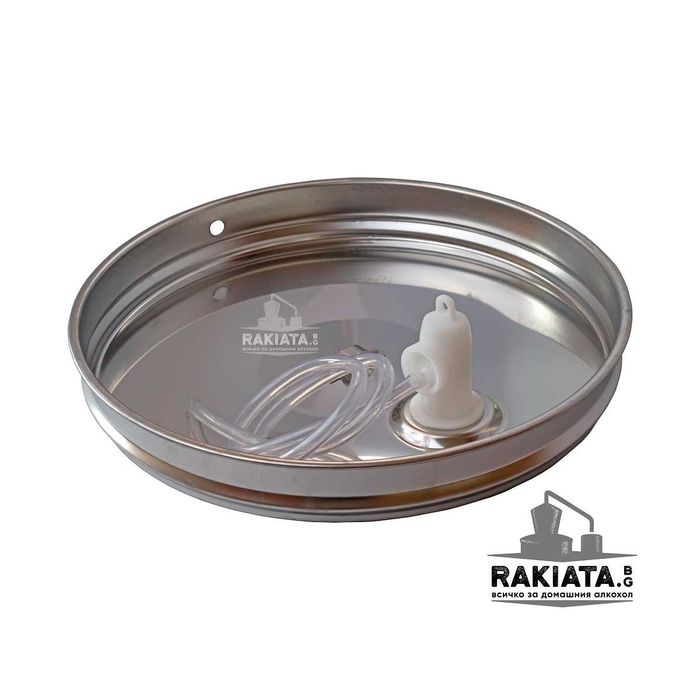 Съд с плаващ капак от неръждаема стомана  с обем 100 л. 21200110