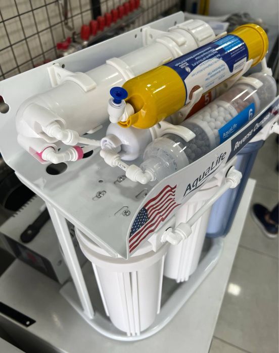 Система обратного осмоса (фильтр) 7 ступеней очистки воды (под мойку)