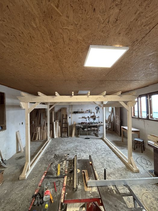 Pergola din lemn pentru gradina