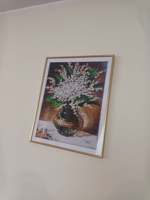 Tablou cu diamante, foarte  frumos, mare.40x50cm