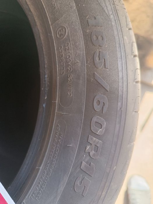 Летние шины 185/60/15 комплект