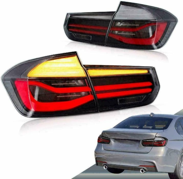 Stopuri LED M Look Black Line compatibil cu BMW Seria 3 F30 (2011-2019