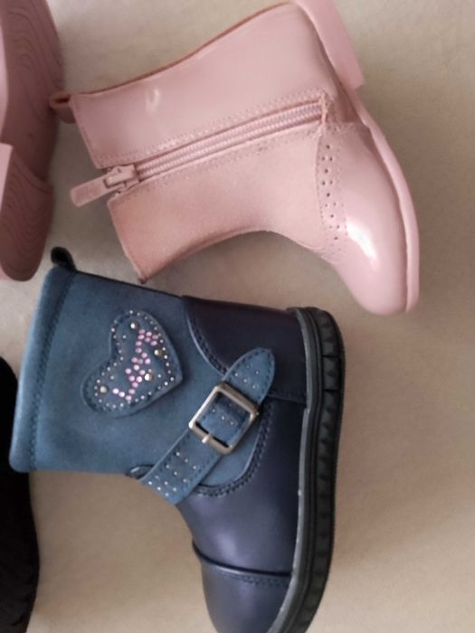 Детски ботушки, естествена кожа