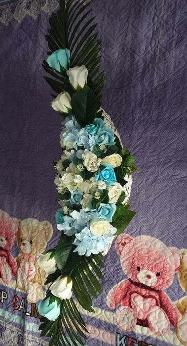 Aranjament flori sapun