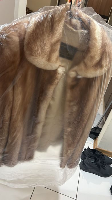 Золотая Норковая шуба