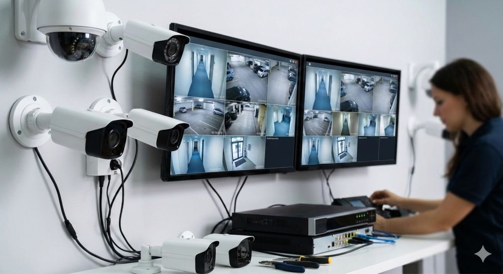 Установка камера Kamera o’rnatish Установка домафон