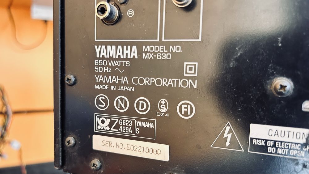 Power Amplificator Yamaha MX 630 / Statie