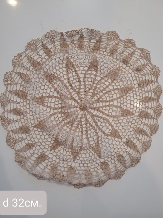 покривки плетени на една кука