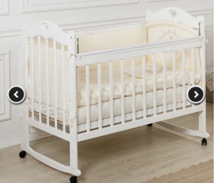 Манеж детский белый