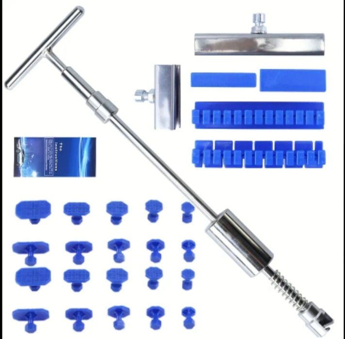Kit îndreptare tabla caroserie auto ușă bara capota aripa plafon , lovituri grindina etc Kit Profesional