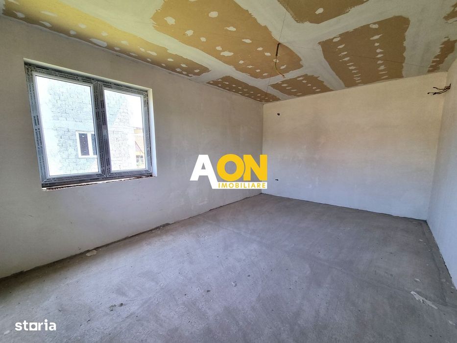 De vanzare casa semifinisata 3 camere, 608mp teren, Recea