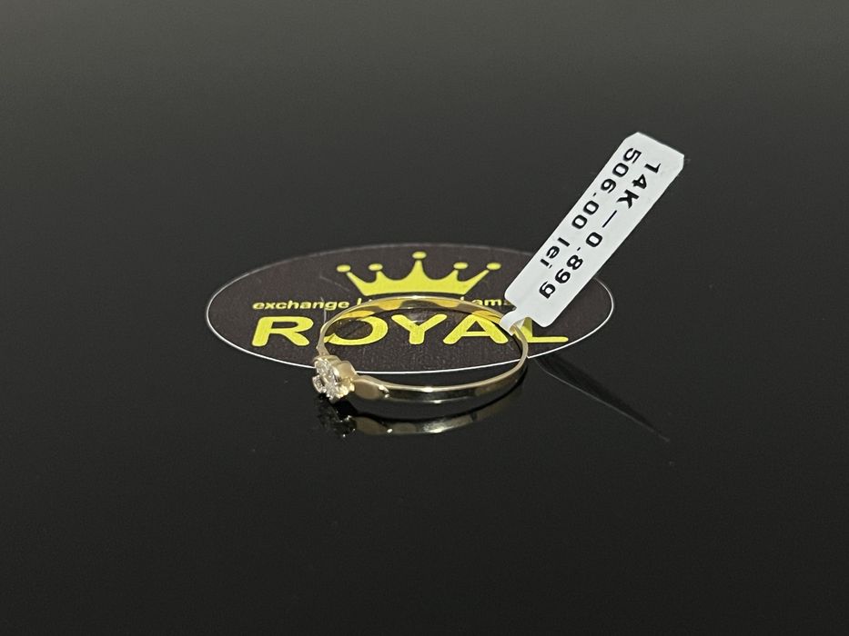 Bijuteria Royal CB : Inel dama aur nou 14k 0,89gr