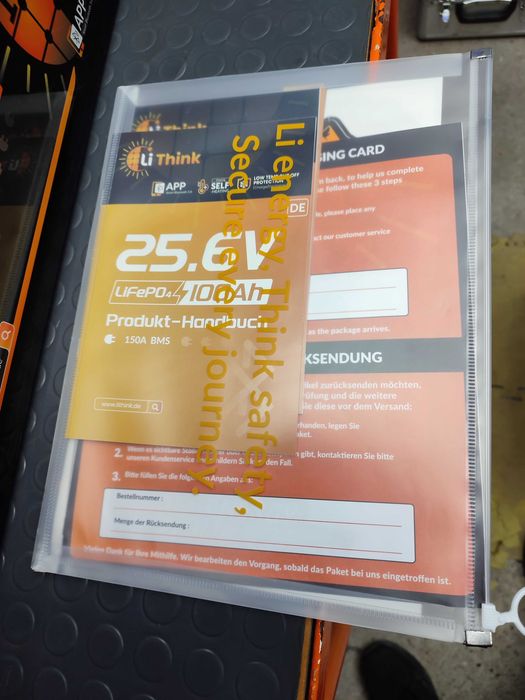LiFePO4 акмулатор  25.6V 100Ah LiThink