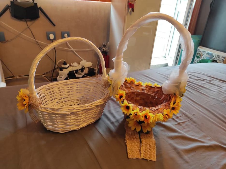 Сватбена украса със слънчогледи