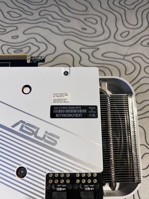 (Rezervat)ASUS Dual GeForce RTX 3060 Ti White OC 8GB- alb