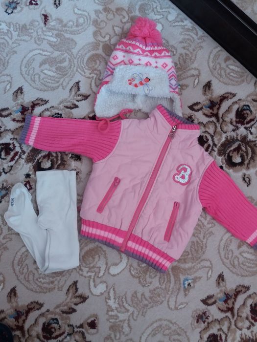 куртка, шапка для малышки