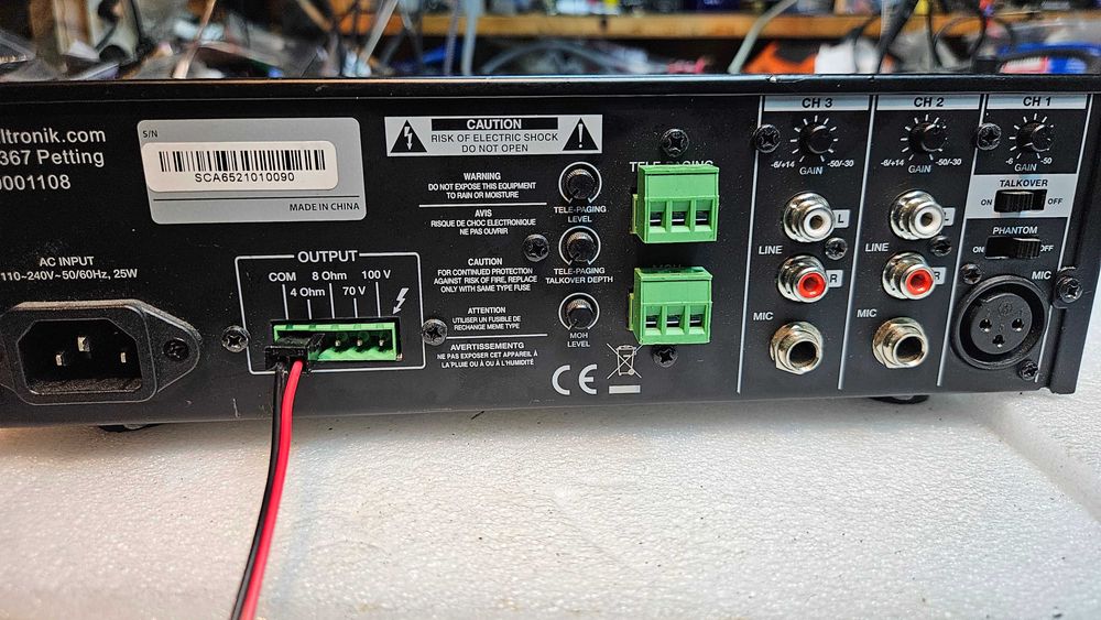 Schalltronic sca-65 Power amplifier 80 wati