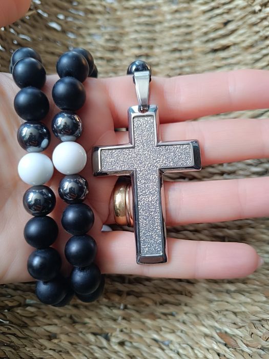 Мъжки гердани с естествени камъни