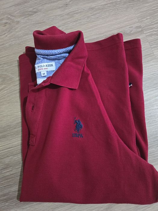 Tricou barabti cu guler polo tricou us polo marime M