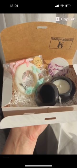 Наборы,свечи,аромасаше ,всё ручной работы