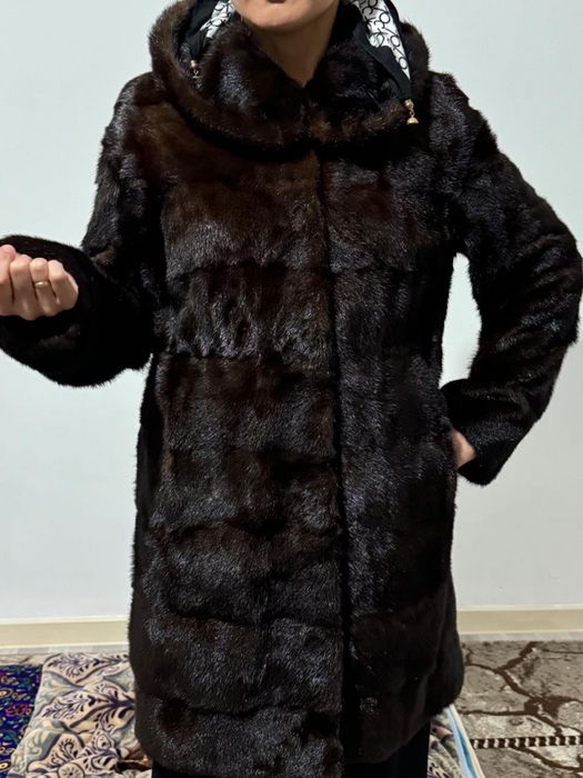 Норковая шуба в отличном состоянии