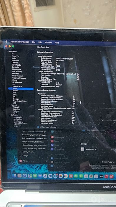 Macbook pro m1  16 GB 512 GB