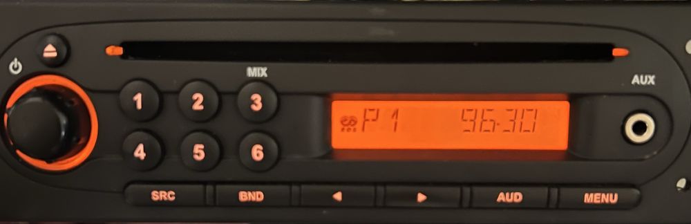 Radio cd player auto
