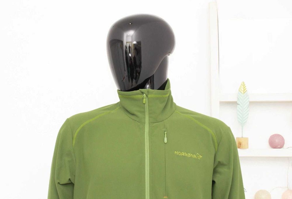 Norrona Svalbard Warm1 Sweater мъжки пуловер 1/4 цип суичър зелен L