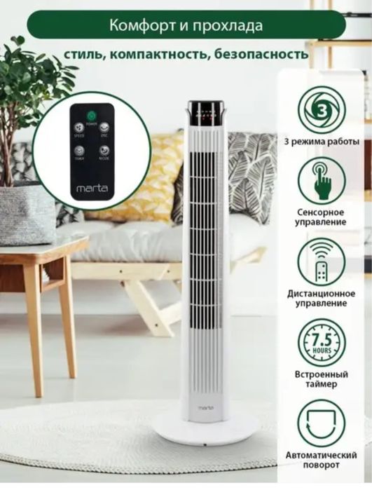 Вентилятор с пультом 15500