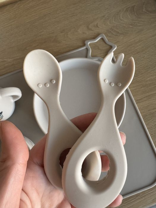 Силиконов комплект захранване бебе Liewood + подарък подложка