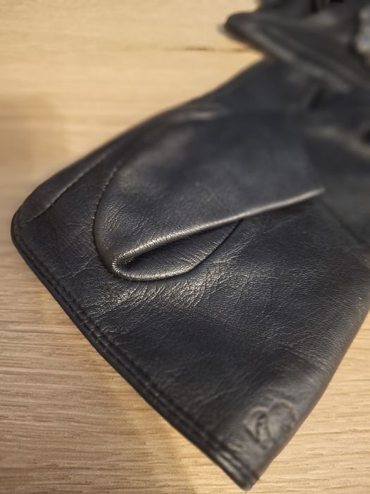 Оригинални ръкавици естестмена кожа Karl Lagerfeld