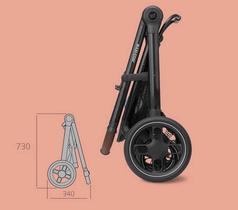 Бебешка количка Maxi-Cosi Zelia S Trio 3в1 ЧИСТО НОВА CabrioFix i-Size