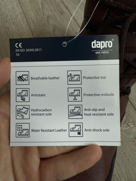 Рабочие защитные ботинки Dapro (S3)