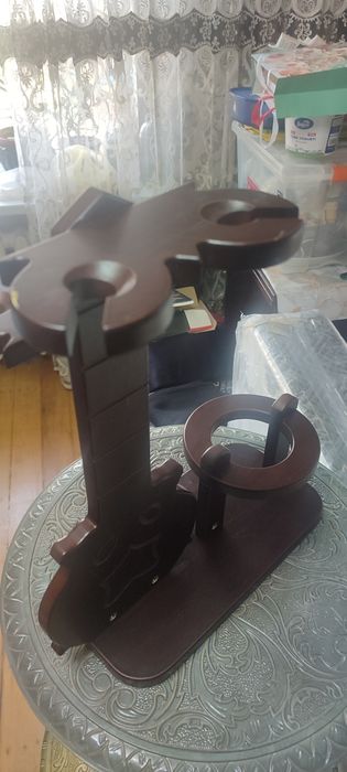 Подставка для бутылки и фужеров