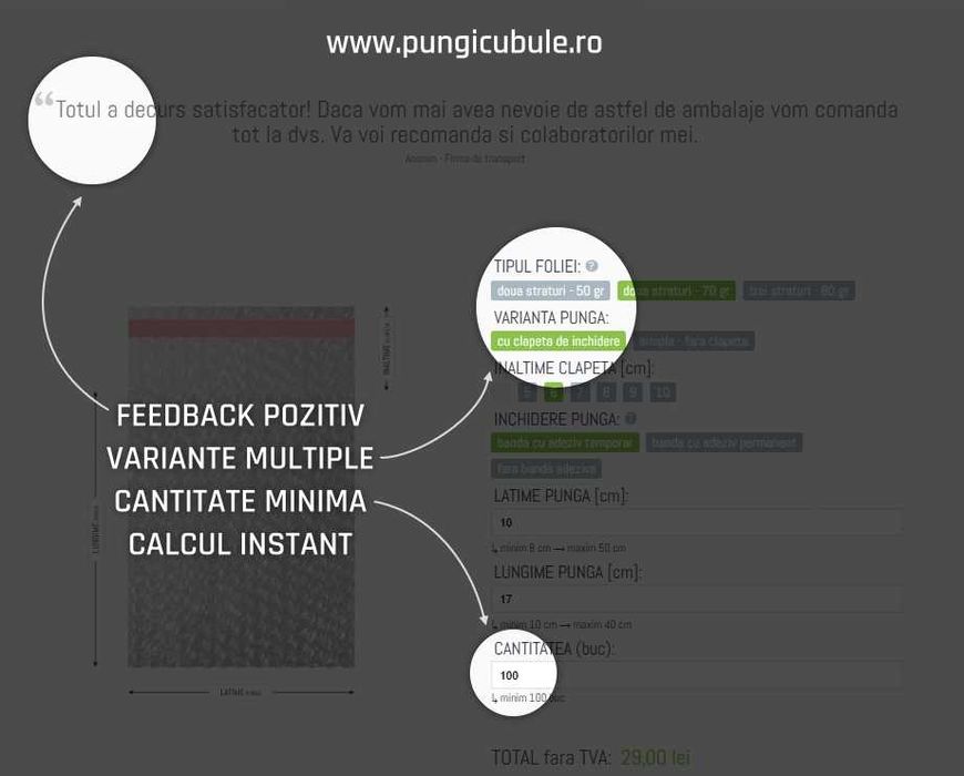 Pungi cu bule de aer