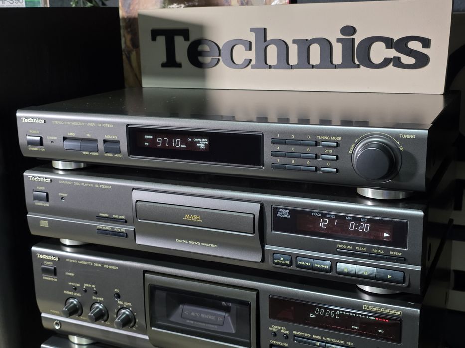Linie audio TECHNICS amplificator cd-player, deck,tuner, boxe heco ,retro hifi