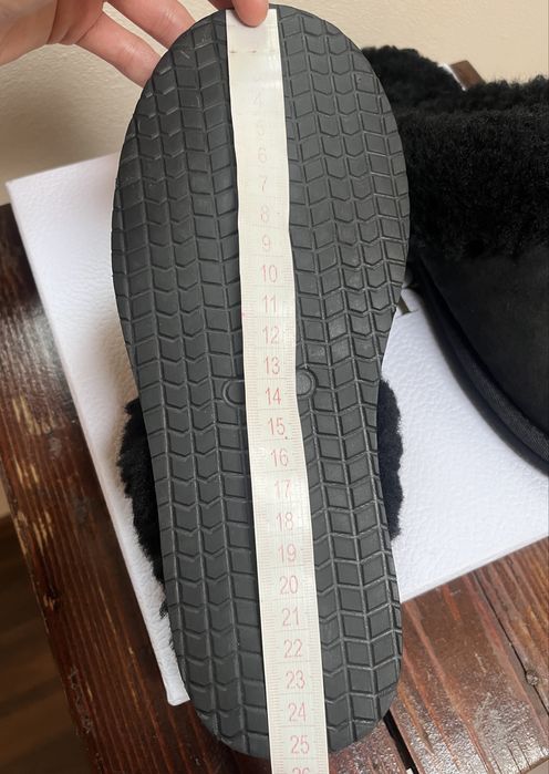 Papuci de casă, piele naturală și blană (lână), Bullboxer