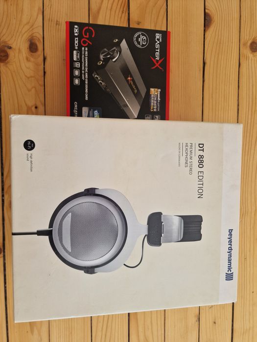 Beyerdynamic DT 880 32 oма и saund blaster x G6