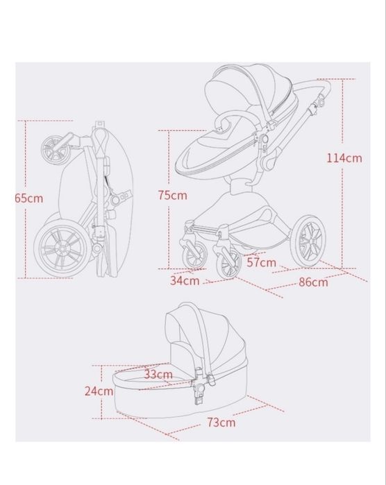 Коляска Hot Mom 2 в 1