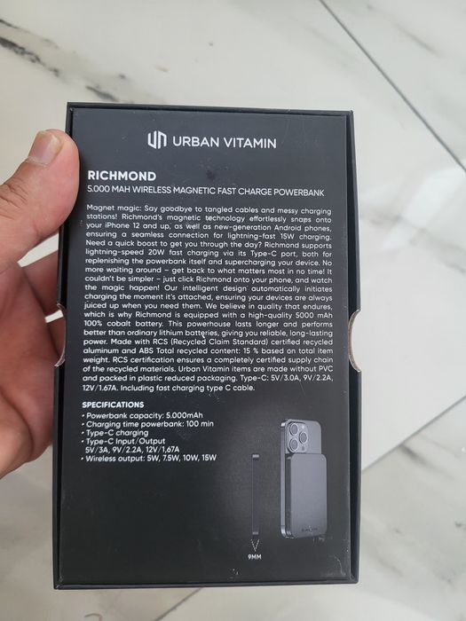 Urban vitamin Baterie externă 5000 mah