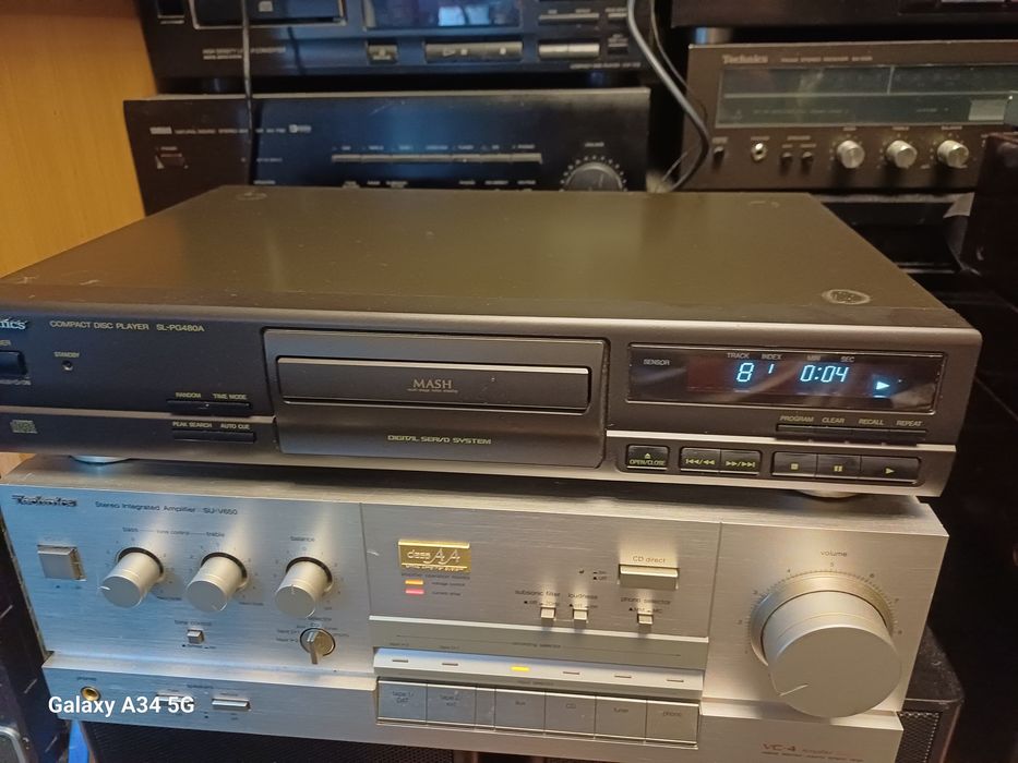 Technics sl-pg480a compact disc cd player