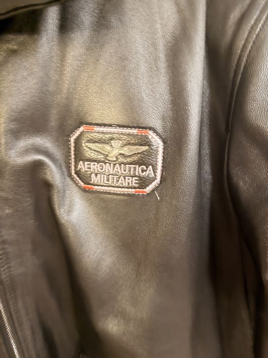 Geaca piele noua Aeronautica Militare marimea L-XL, pret 750 lei
