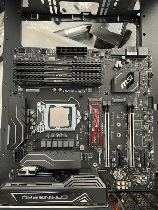 Kit PC - i9-9900K + 64GB RAM + mATX MSI Z370M (Wi-Fi) + Cooler AIO 240 + Carcasa cub modulara