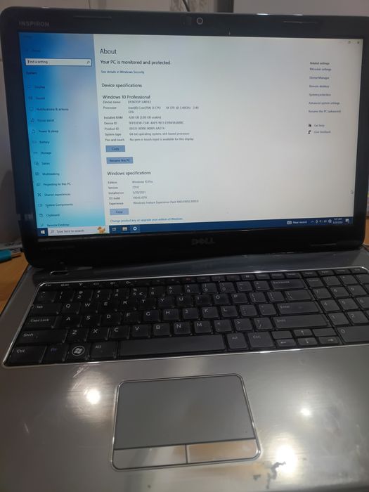 Laptop Dell inspiron i3