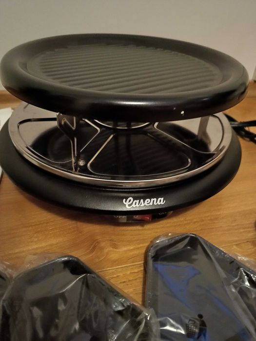 Gratar de masa /Grill electric Nou cu 6 Raclete Cu Plită Caseno 900 W