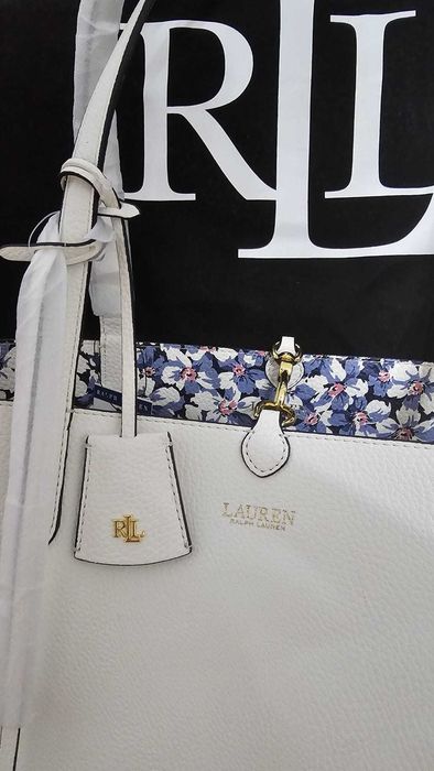 Geanta Ralph Lauren de dama, reversibila, cu 2 fețe, originala NOUĂ
