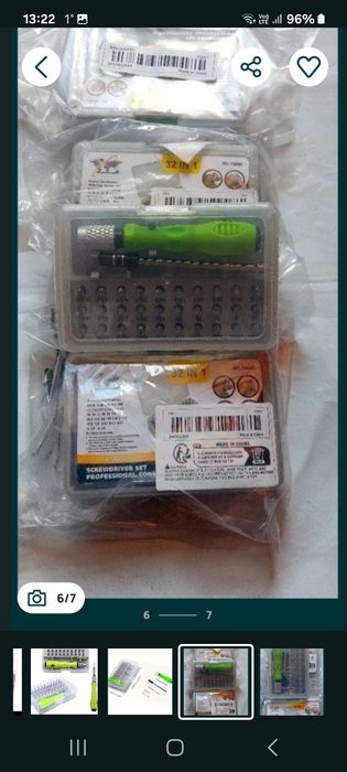 Set șurubelnițe 32in 1 pentru lucrări  fine