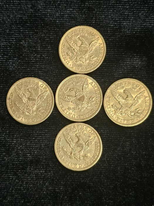 Златни 5 долара Liberty Head