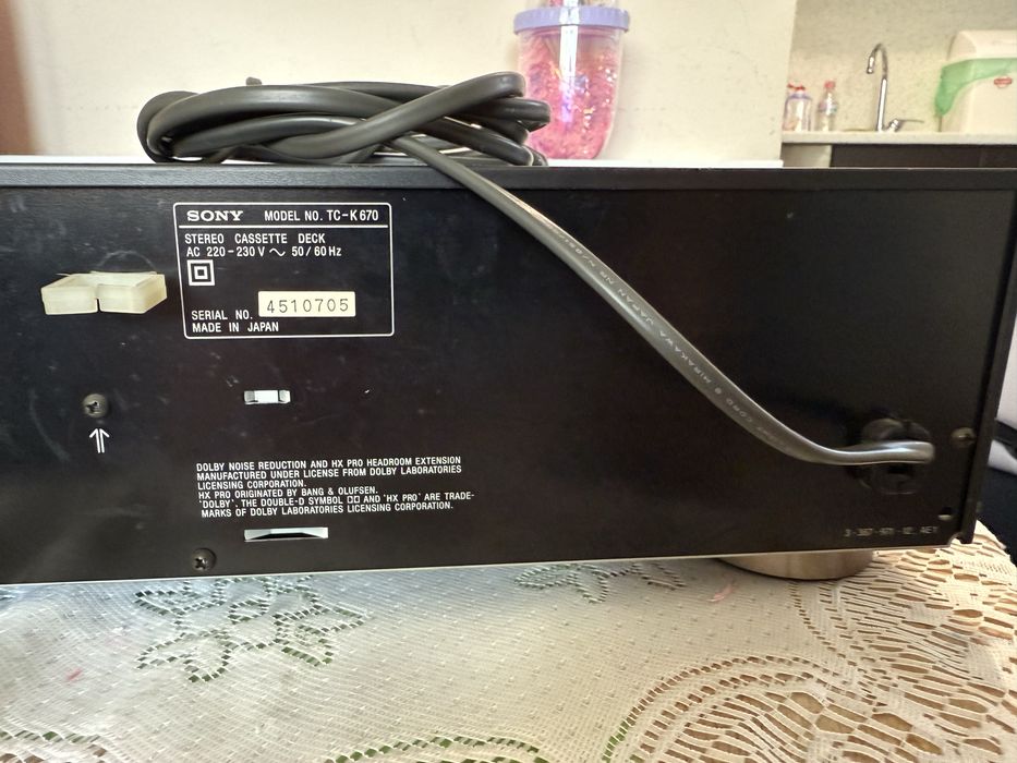 Sony TC-K670 3head