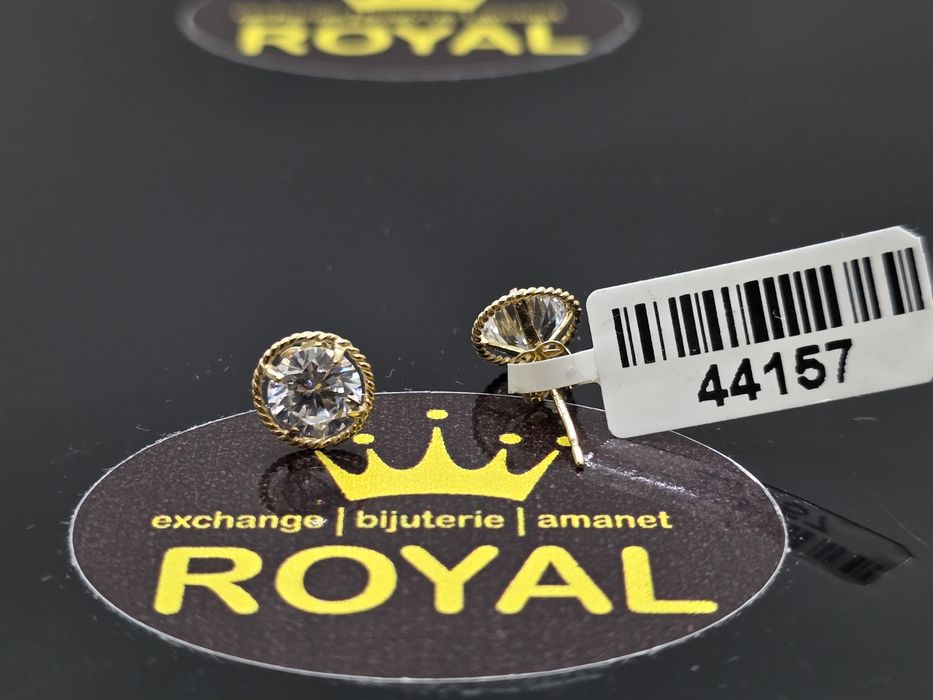 Bijuteria Royal: Cercei aur 14k/1.10